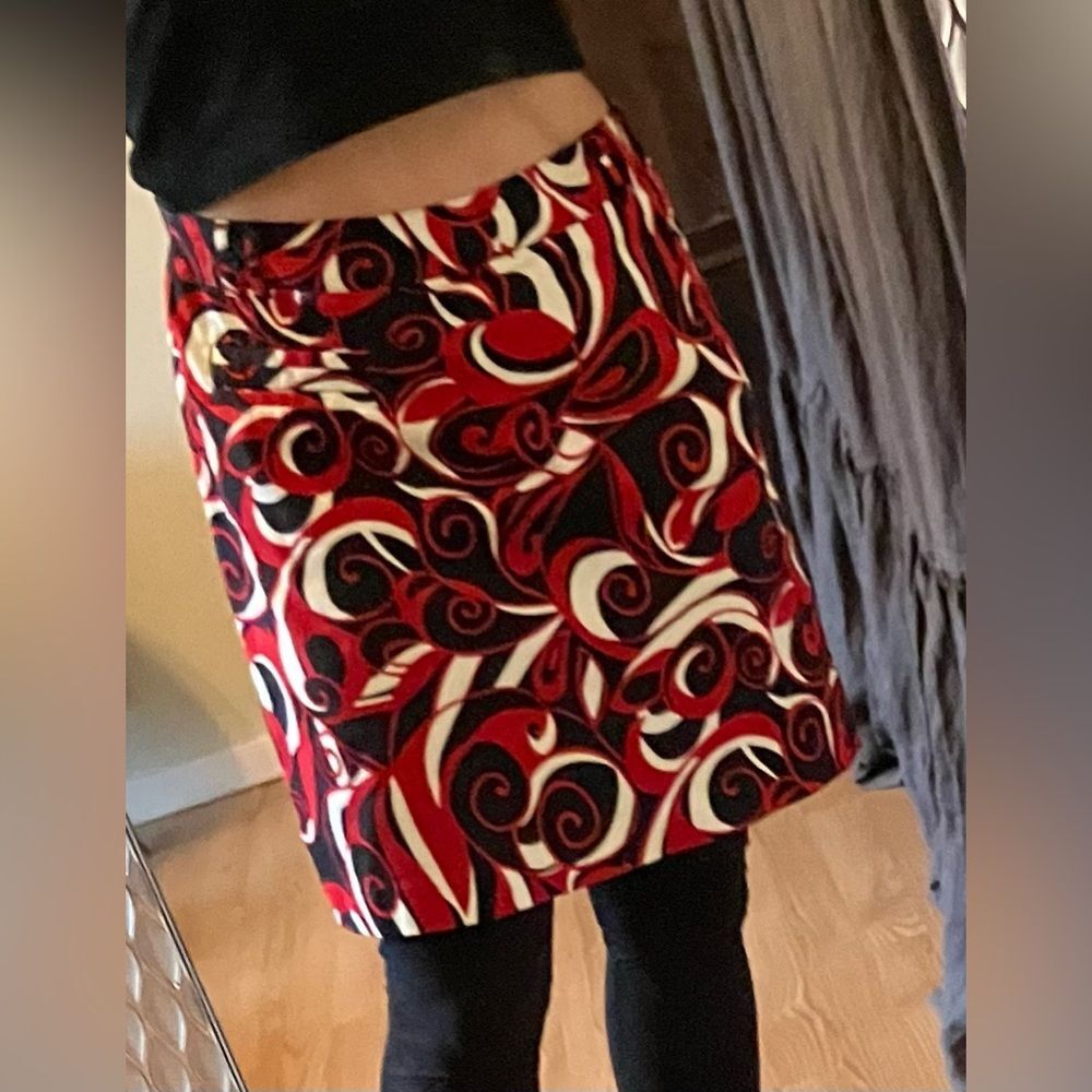 Sport Haley women skort-black/red white double pocket  97%cotton\3% Spandex  8